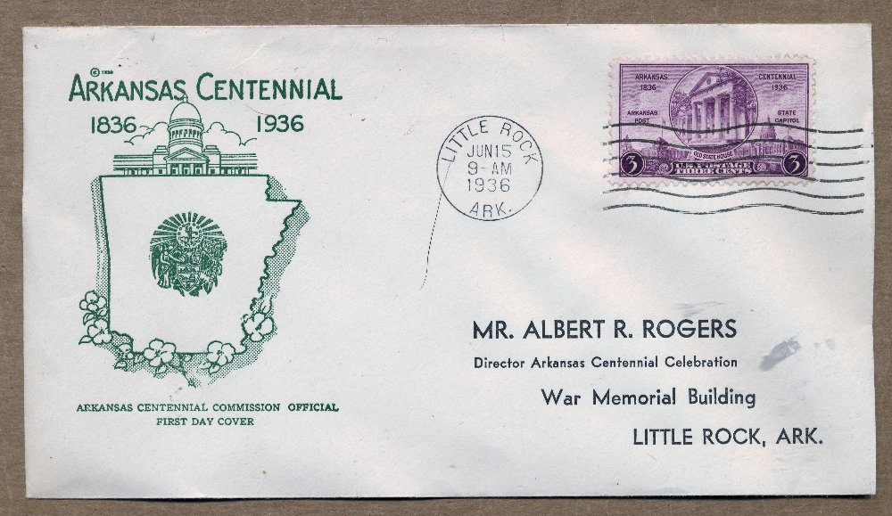 Commems-Collection-Classic:-1936-Arkansas-Statehood-Centennial---Philatelic-Tie-Ins