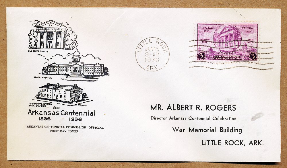Commems-Collection-Classic:-1936-Arkansas-Statehood-Centennial---Philatelic-Tie-Ins