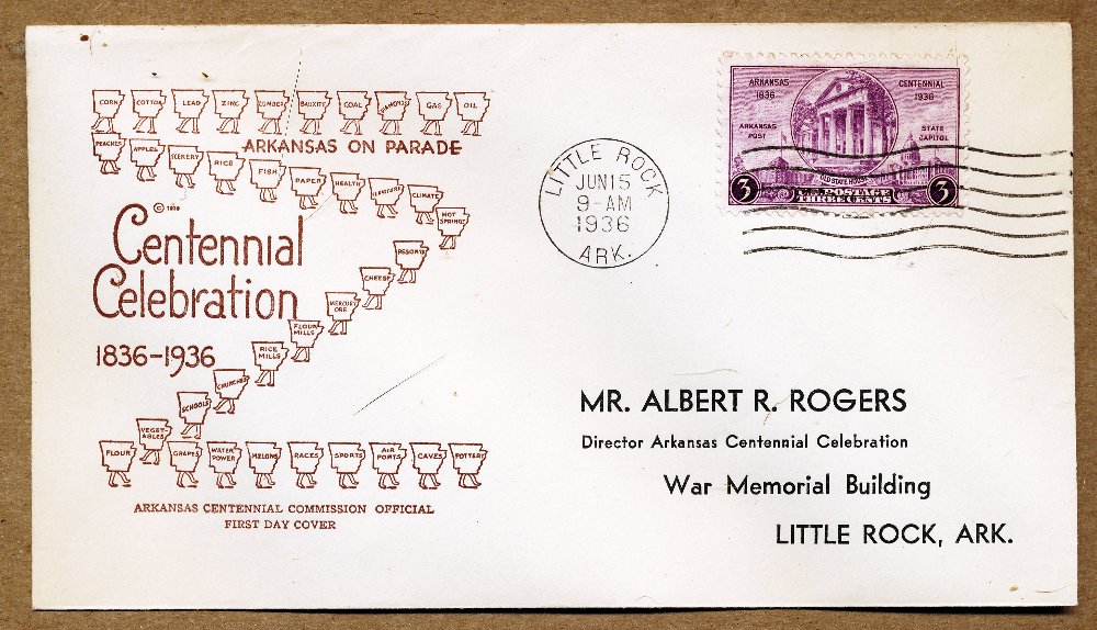 Commems-Collection-Classic:-1936-Arkansas-Statehood-Centennial---Philatelic-Tie-Ins