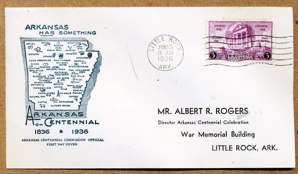 Commems-Collection-Classic:-1936-Arkansas-Statehood-Centennial---Philatelic-Tie-Ins
