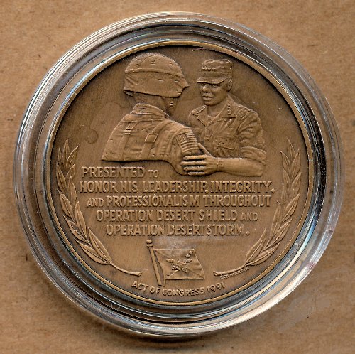 Commems-Collection-Medals:-Gen.-Colin-Powell-/-Persian-Gulf-Veterans-Set