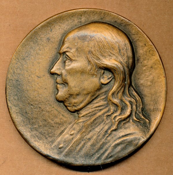 Commems-Collection-Medals:-1946+-Benjamin-Franklin-/-Curtis-Publishing