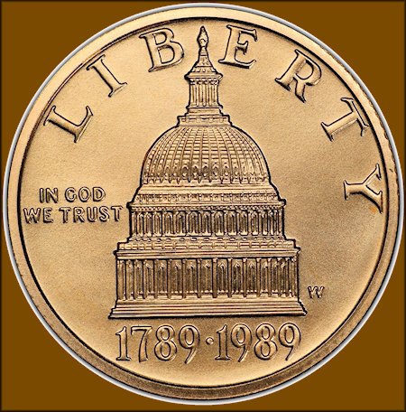Commems-Collection-Modern:-1989-US-Congress-Bicentennial