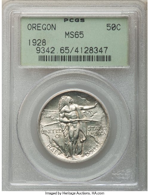 Commems-Collection-Classic:-To-The-Melting-Pot-#13---1928-Oregon-Trail-Memorial-Half-Dollar