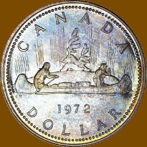 Commems-Collection-Canadian:-1972-Voyageur-Silver-Dollar