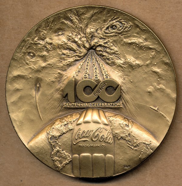 Commems-Collection-Medals:-1986-Coca-Cola-Centennial-Celebration