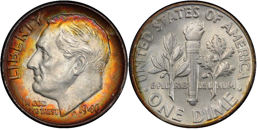 Commems-Collection-Classic:-1946-Roosevelt-Dime