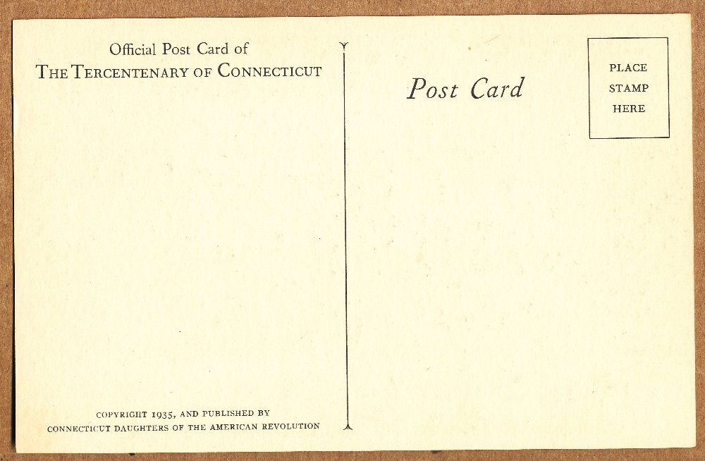 Commems-Collection-Classic:-1935-Connecticut-Tercentenary---Official-Postcards