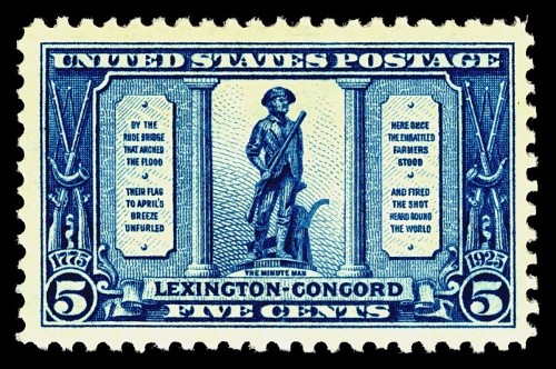 Commems-Collection-Classic:-1925-Battle-Of-Lexington-Concord-Sesquicentennial,-Tale-Of-Two-Towns