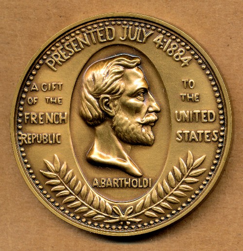 Commems-Collection-Medals:-1986-Statue-Of-Liberty-Dedication---Restrike