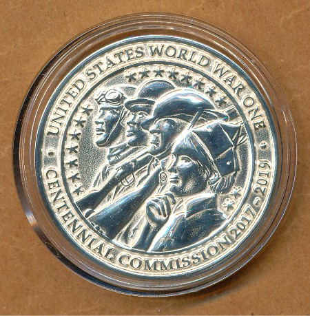 Commems-Collection-Medals:-2018-WWI-Centennial---Pritzker-Military-Museum-&-Library