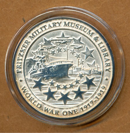 Commems-Collection-Medals:-2018-WWI-Centennial---Pritzker-Military-Museum-&-Library