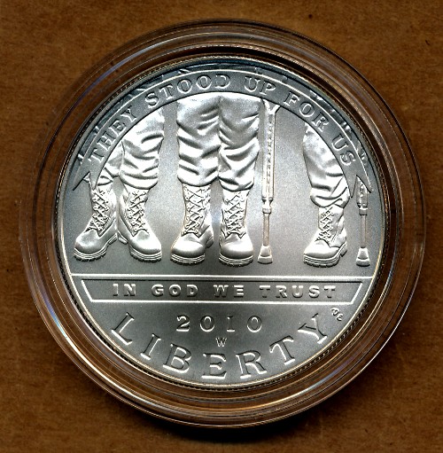 Commems-Collection-Modern:-2010-American-Veterans-Disabled-For-Life