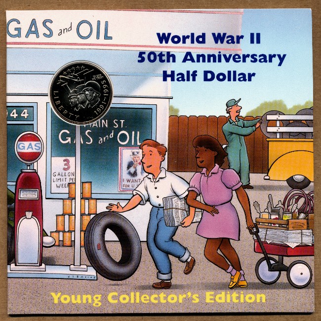 Commems-Collection-Modern:-1993-World-War-II-Young-Collectors-Set