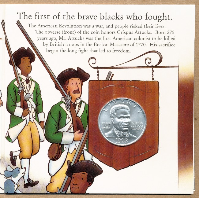 Commems-Collection-Modern:-1998-Black-Revolutionary-War-Patriots---Young-Collectors-Edition