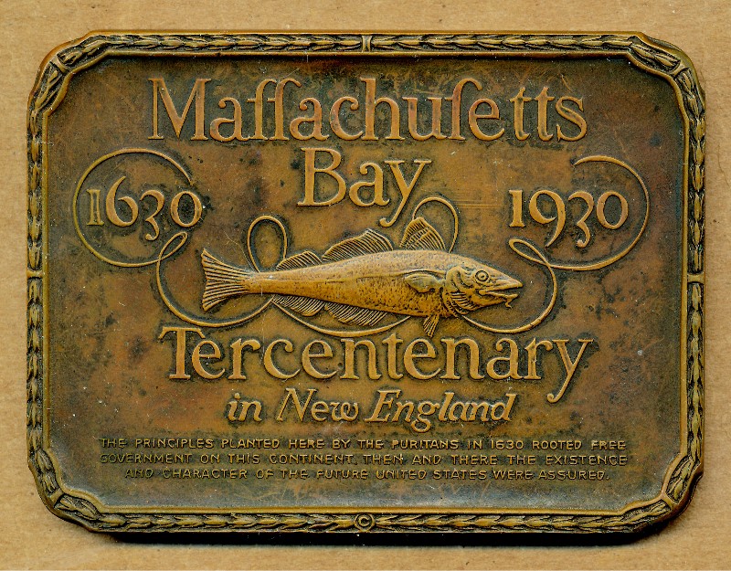 Commems-Collection-Medals:-1930-Massachusetts-Bay-Colony-300th-Anniversary---#3