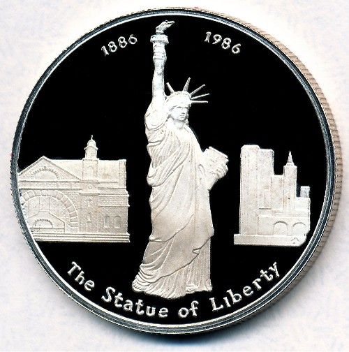 Commems-Collection-Modern:-1986-Statue-Of-Liberty-Ellis-Island-/-Cousin-#1