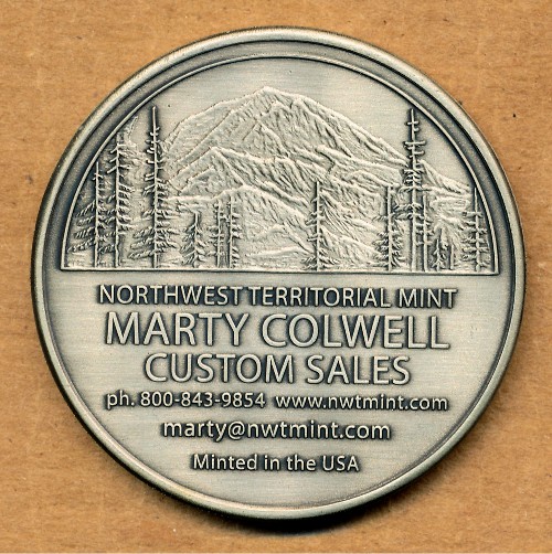 Commems-Collection-Medals:-Northwest-Territorial-Mint-Business-Card