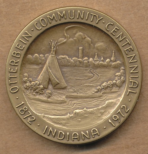 Commems-Collection-Medals:-1972-Otterbein,-In-Centennial