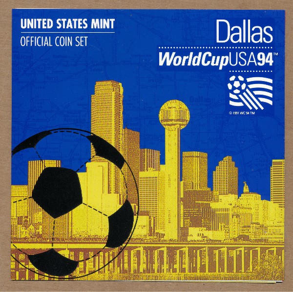 Commems-Collection-Modern:-1994-World-Cup-Official-Coin-Sets---Venues