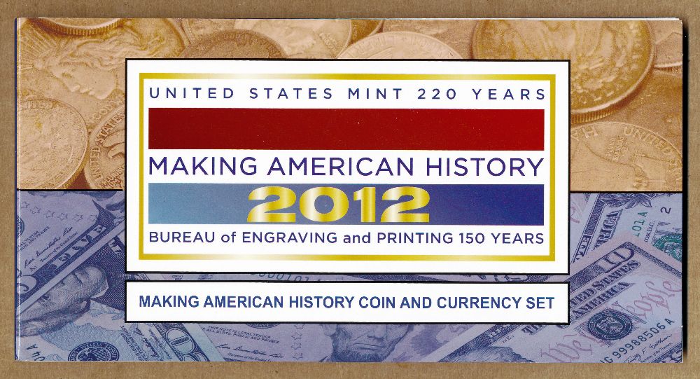 Commems-Collection-Modern:-2012-Making-American-History-Coin-And-Currency-Set