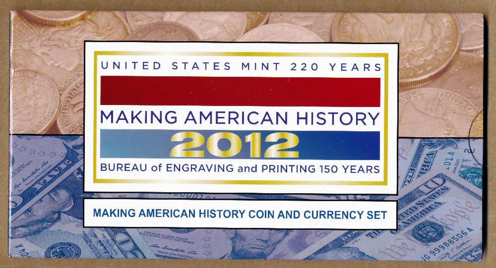Commems-Collection-Modern:-2012-Making-American-History-Coin-And-Currency-Set