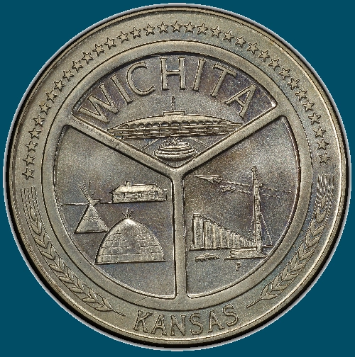 Commems-Collection-Medals:-1970-Wichita,-Kansas-Centennial----The-Medal
