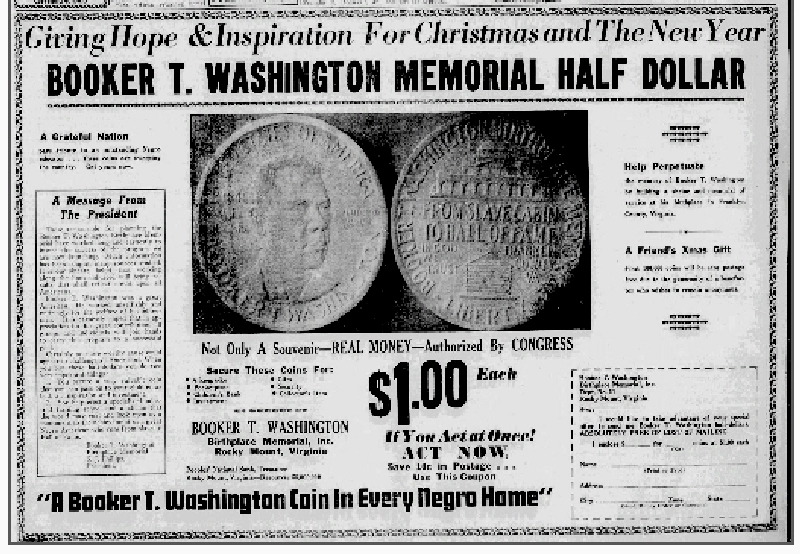 Commems-Collection-Classic:-1946-51-Booker-T-Washington-Birthplace-Memorial---1946-Holiday-Campaign