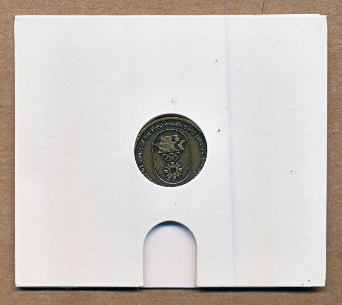 Commems-Collection-Medals:-1984-Los-Angeles-Sarajevo-Olympics-Friendship-Medal-&-Pin-Set