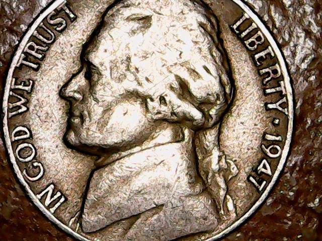 1947-Nickle-Half-A-4-PMD-?