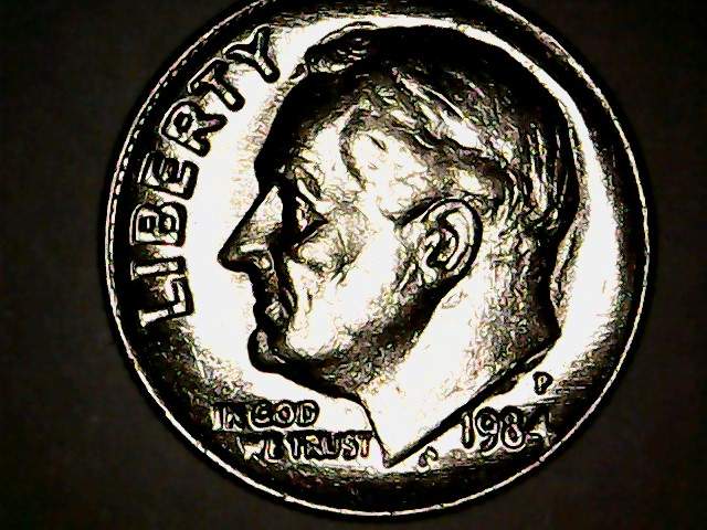 1984-P-DDO-Dime-Real-Clean-?