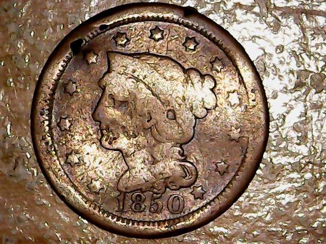 1850-Penny,-Have-Had-This-For-40-Years-,-Maybe-Someone-Can-Tell-Me-Something
