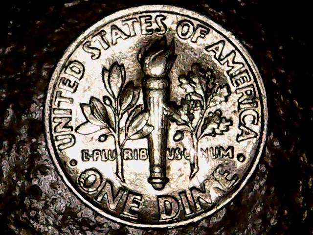 1997-P-Dime-Something-Funny-On-The-Back-,-This-One-Might-Stump-Ya