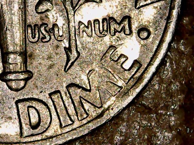 1997-P-Dime-Something-Funny-On-The-Back-,-This-One-Might-Stump-Ya