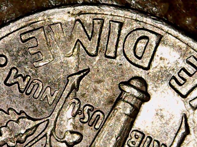 1997-P-Dime-Something-Funny-On-The-Back-,-This-One-Might-Stump-Ya