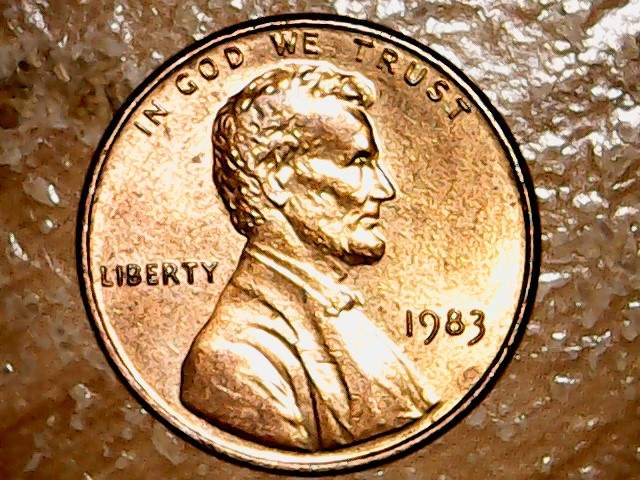 1983-P-Brass-Penny-?