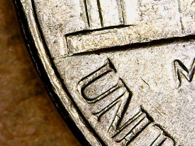 1997-P-Pinocchio-Nickel-With-Die-Cracks