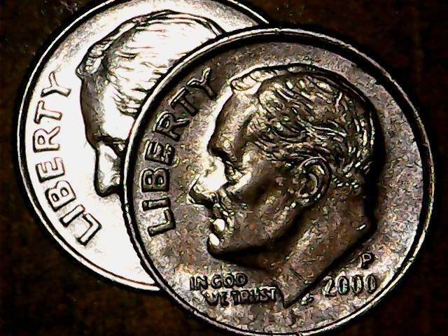 2000-P-Dime-Missing-Clad-Show-And-Tell