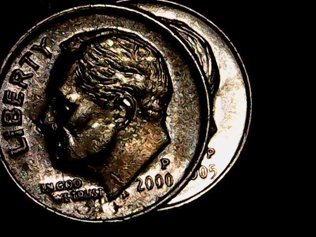 2000-P-Dime-Missing-Clad-Show-And-Tell