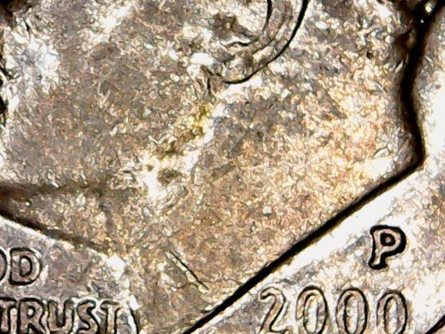 2000-P-Dime-Missing-Clad-Show-And-Tell