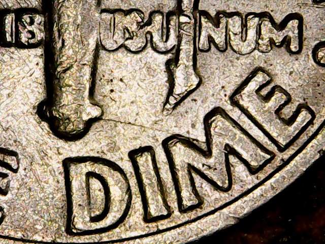 1983-P-Dime-Die-Crack--Maybe-Clash