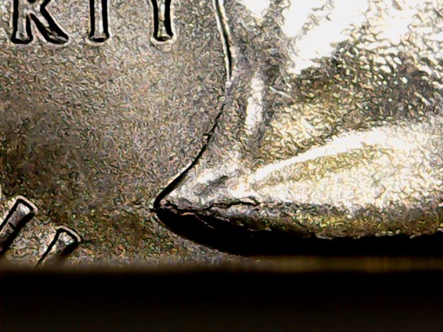 2003-P-Arkansas-Quarter-Die-Cracks-And-Chips