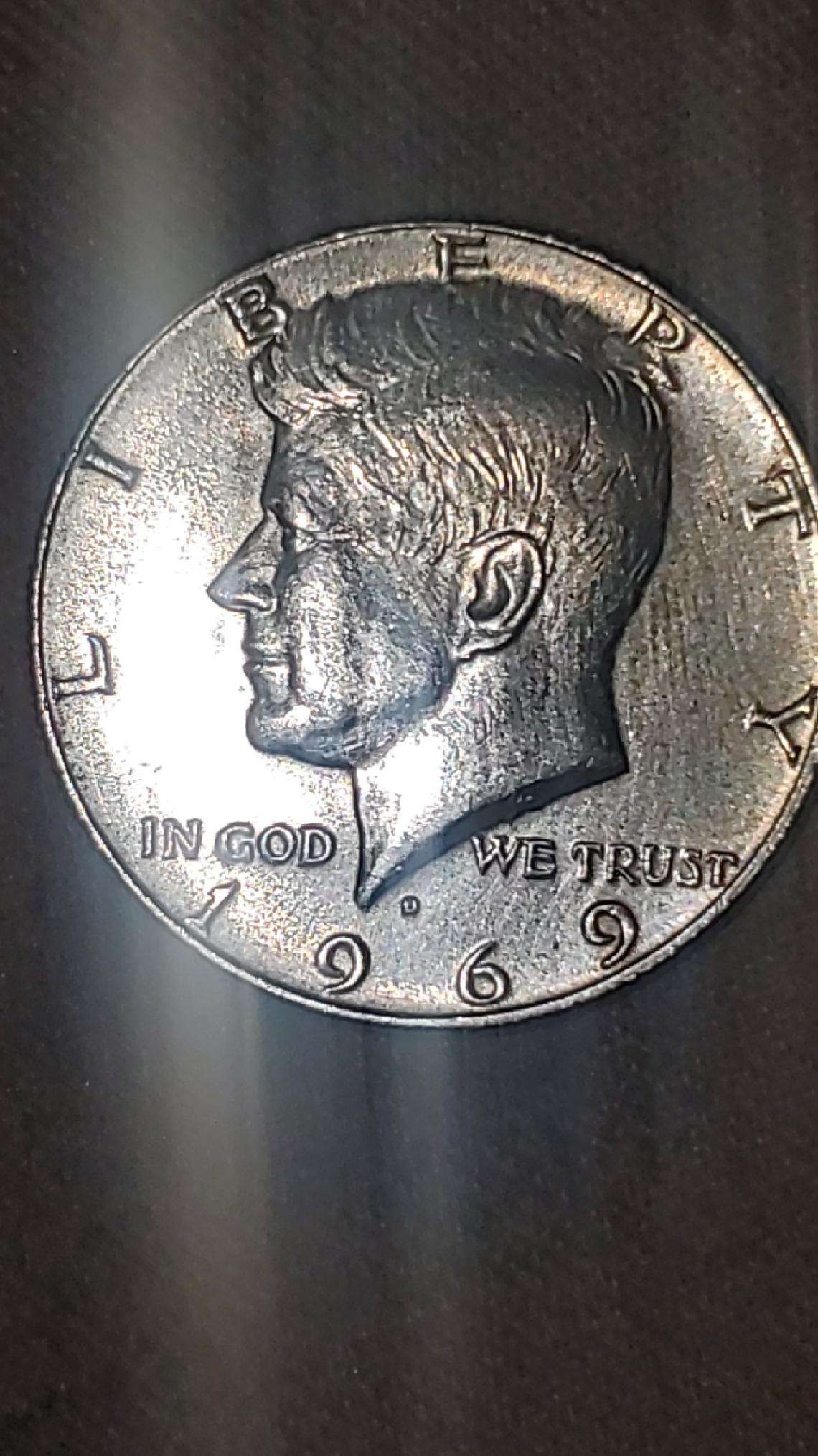 1969-D-Kennedy-Half-Dollar.-Error-On-The-D-Mint-Mark-And-On-The-B-In-Liberty.
