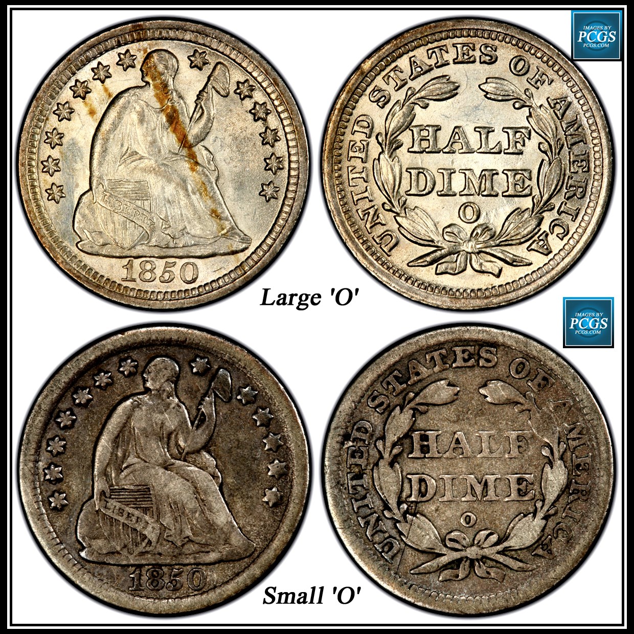 1850-O-Half-Dime-Variety-Ck-For-Micro-O-MM