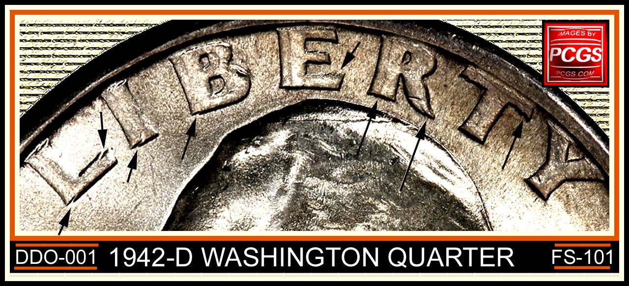 1942-D-Washington-Quarter--Doubled-Die-Obverse-FS-101!-Cherrypicked!