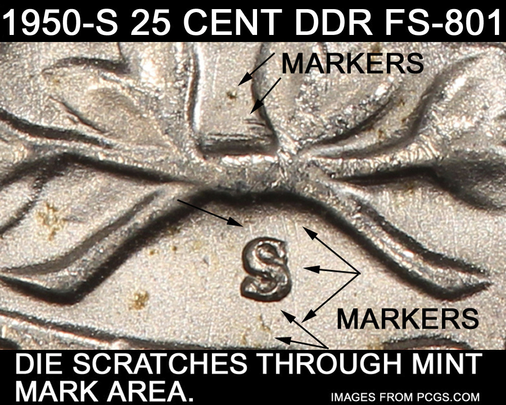 1950-S-Washington-Quarter-DDR-001-Stage-C-W/-Die-Crack