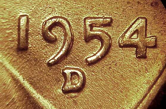 Lincoln-Cents:-2-Mintmark-Variety,-And-One-Doubled-Die