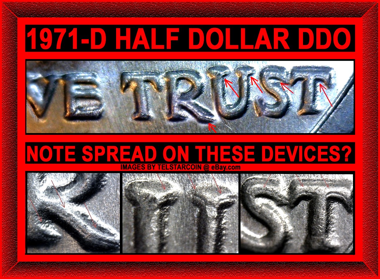 1971-D-Kennedy-Half.-Poss.-DDR-Or-Double-Strike?-At-Wing-And-Lettering