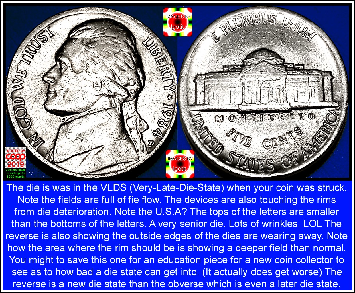 1984-D-Jefferson-Nickel--Never-Seen-Die-Deteration-Like-This.-Could-It-Be-More?