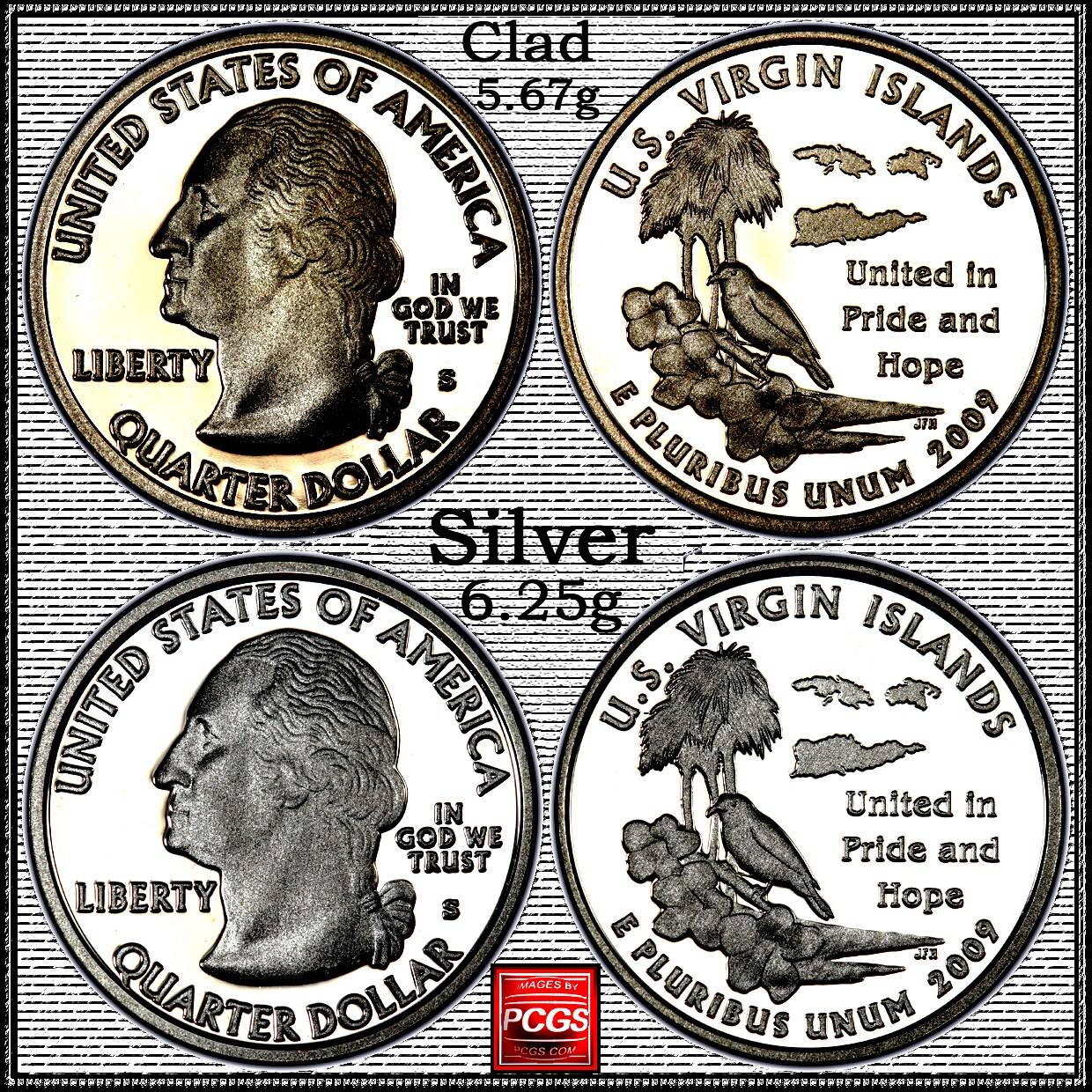 2009-Washington-Quarter,-US-Virgin-Islands,-With-No-Clad-Line